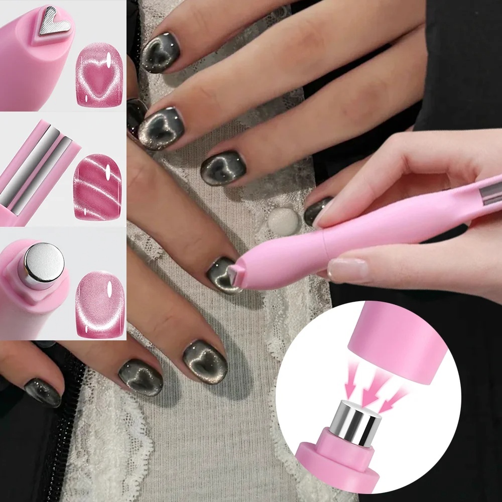 3-In-1 Heart Shape Cat Eye Nai - Contour Palette Stick 评论和价格