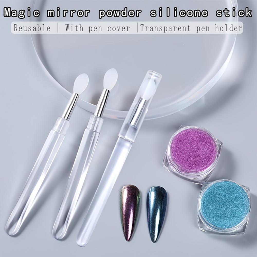 Reusable Chrome Glitter Applyi - Contour Palette Stick 评论和价格